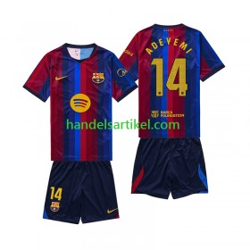 FC Barcelona Karim Adeyemi 14 Kinder Heim Trikotsatz 2026/27 Kurzarm